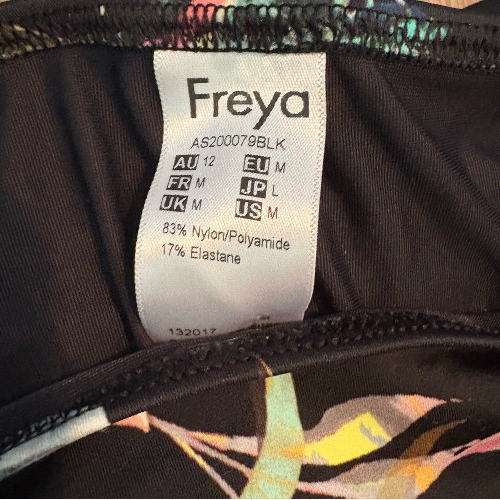 New! Freya Multicolor Floral Bikini Bottom - Picture 4 of 6